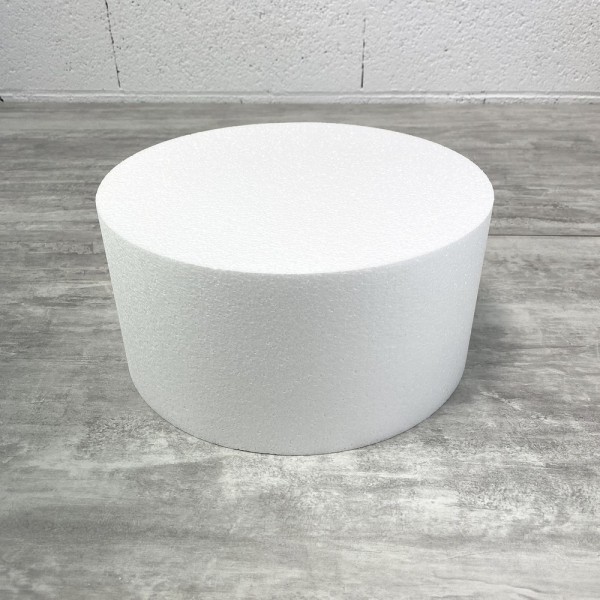 Disque épaisseur 15 cm, diamètre 30 cm, polystyrène pro haute densité, 28 kg/ m3 - Photo n°1