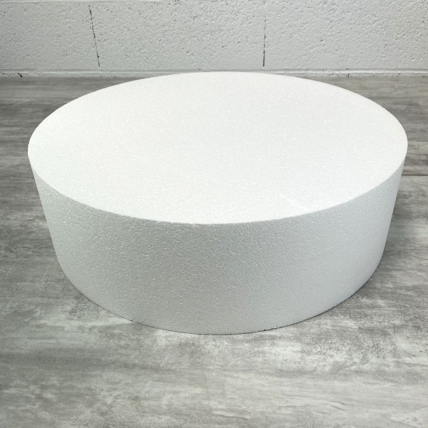 Disque épaisseur 15 cm, diamètre 50 cm, polystyrène pro haute densité, 28 kg/ m3 - Photo n°1