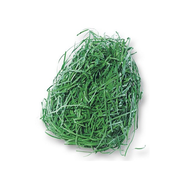 Lot de 3 Sachets 30 g d'herbe factice en papier vert, total 90 gr, décoration de pâques ou printanni - Photo n°3