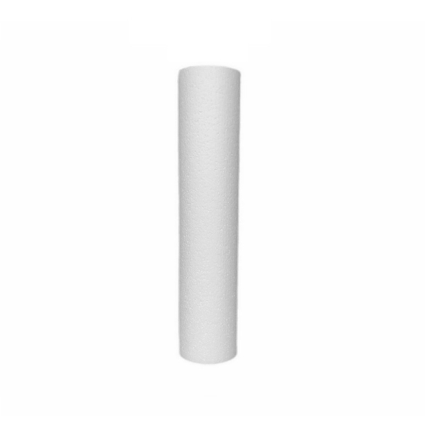 Cylindre en polystyrène diam. 10 x haut. 30 cm, Colonne en Styropor blanc pour présentoir, de densit - Photo n°1