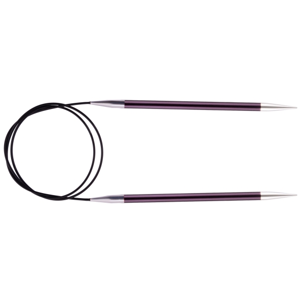 Knitpro Zing  Aiguilles à Tricoter Circulaire Fixes 60cm  6.00mm - Photo n°1