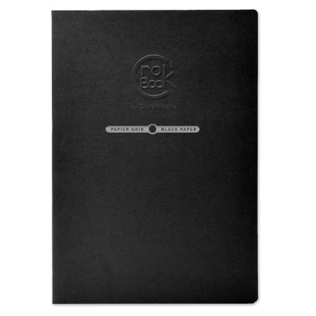 Carnet de croquis Crok'Book Papier noir - 120 g/m2 - A4 - 20 pages