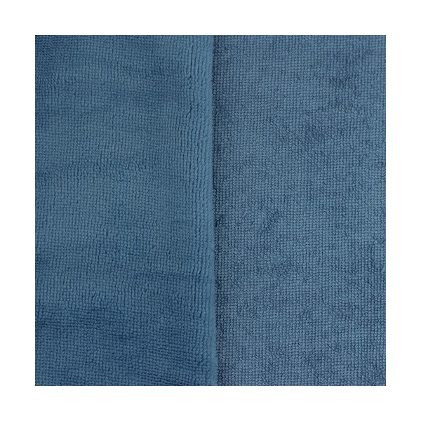 Tissus Éponge De Bambou Bleu Jeans Vendu Au Mètre - Photo n°2