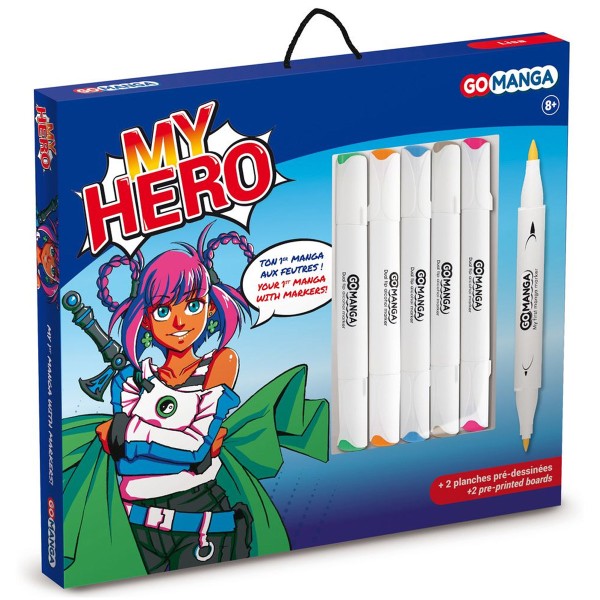 Kit dessin Manga My hero Go Manga - Lisa - à partir de 8 ans - Photo n°1