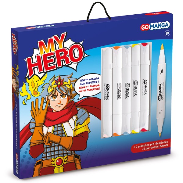 Kit dessin Manga My hero Go Manga - Max - à partir de 8 ans - Photo n°1