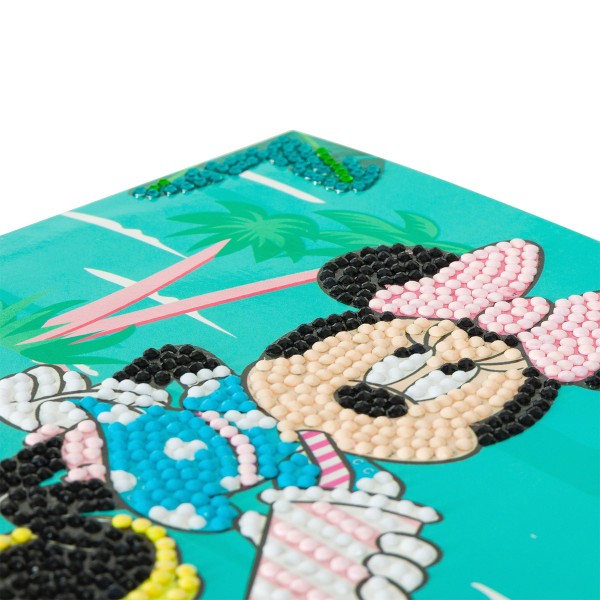 Kit Crystal Art Disney - Carte Minnie - 18 x 18 cm - Photo n°3