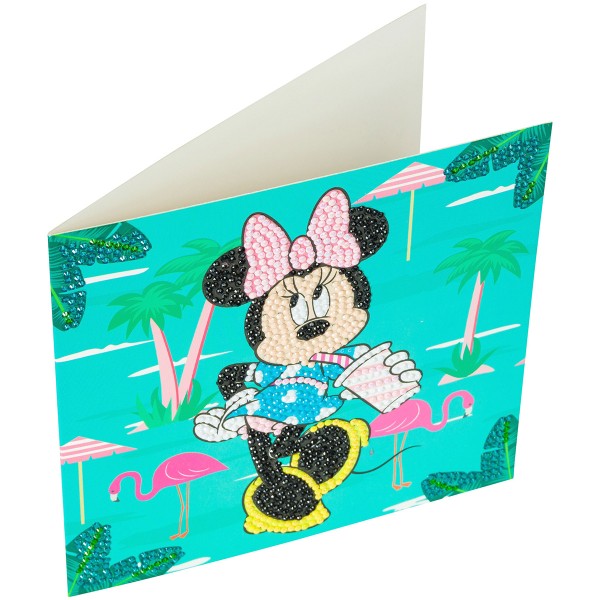 Kit Crystal Art Disney - Carte Minnie - 18 x 18 cm - Photo n°6