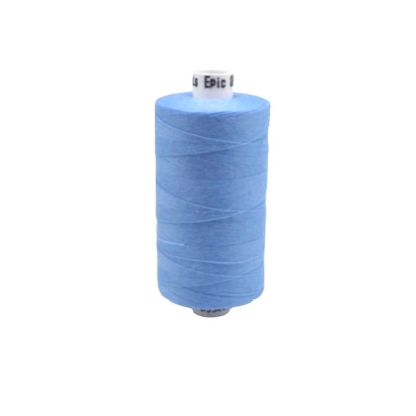 Fil À Coudre Bleu Ciel 100% Polyester Coats Epic 80 - Bobine 1000m - Photo n°1