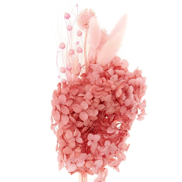 Bouquet de fleurs séchées - Pastel Rose - 30 cm - Photo n°3