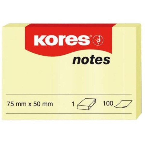 Bloc note repositionnable - 50 x 75 mm - Photo n°1