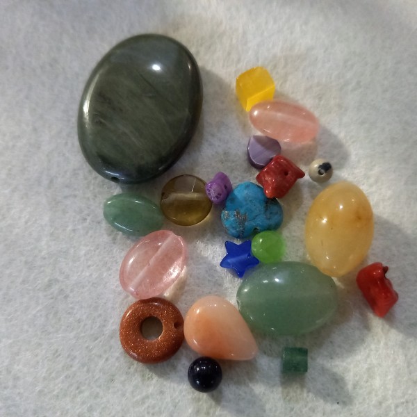 Assortiment de perles de 4mm à 3.5cm - Photo n°1