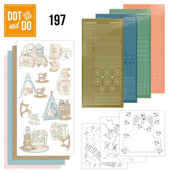 Dot and do 197 - kit Carte 3D - Naissance - Photo n°1