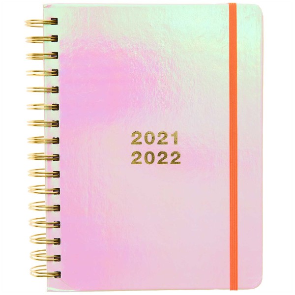 Agenda Scolaire 2021/2022 - Holographique - Grand Modèle - 17 mois - Photo n°1