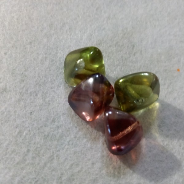 Perles berlingo en verre x4, 2cm - Photo n°1
