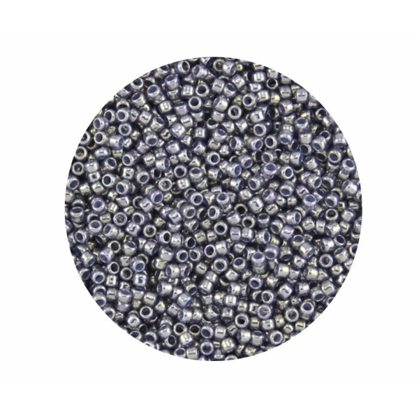 20g or Lustered Pale Wisteria 455 verre rond violet TOHO perles de rocaille 15/0 Tr-15-455 1.6 mm 15 - Photo n°1