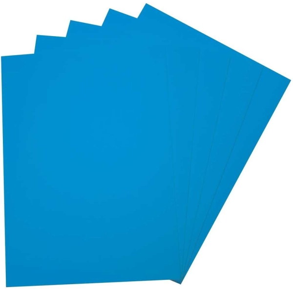 Caoutchouc mousse (L)200 x (H)290 mm - Bleu ciel - Photo n°1