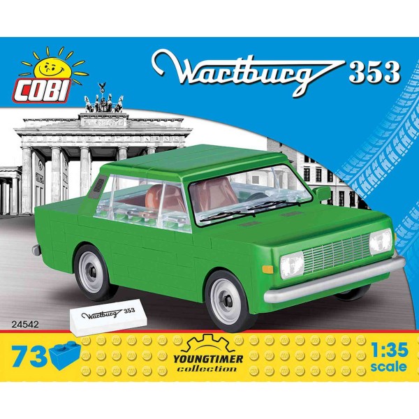 Wartburg 353 Verte - 73 pièces 1/35 Cobi - Photo n°1
