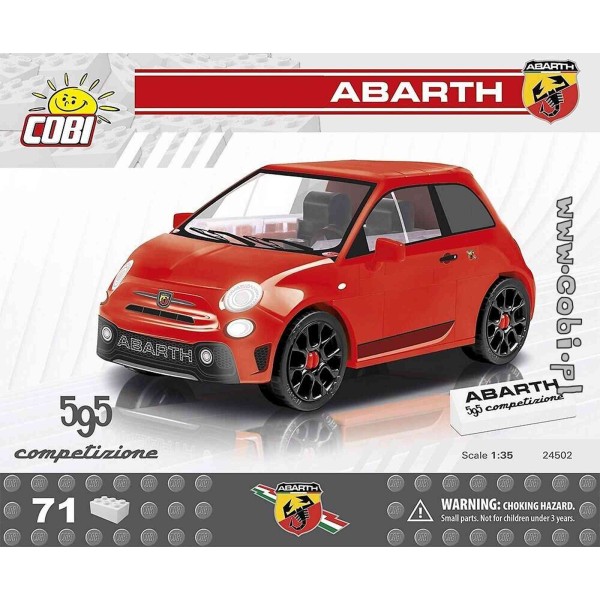 Fiat Abarth 500 - 71 pièces 1/35 Cobi - Photo n°1