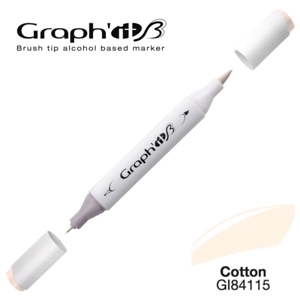 Graph'it brush marqueur à alcool 4115 - Cotton - Photo n°1