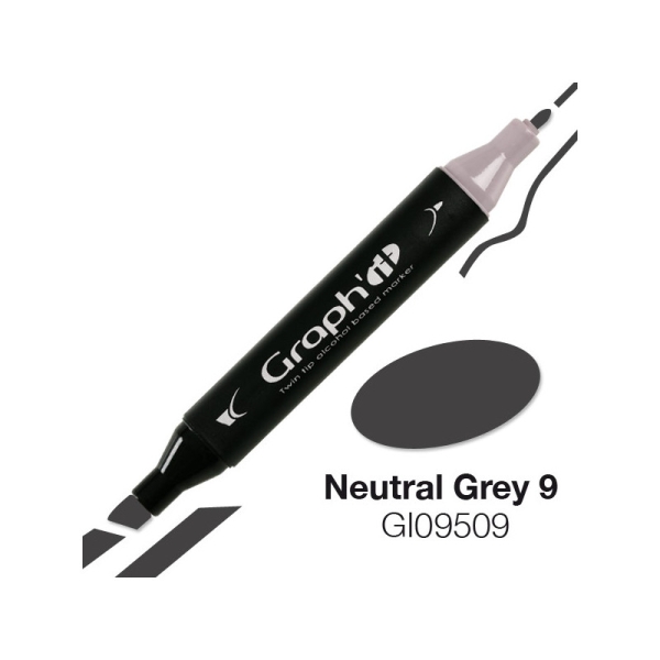 Graph'it marqueur à alcool 9509 - Neutral grey 9 - Photo n°1
