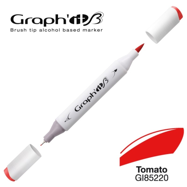 Graph'it brush marqueur à alcool 5220 - Tomato - Photo n°1