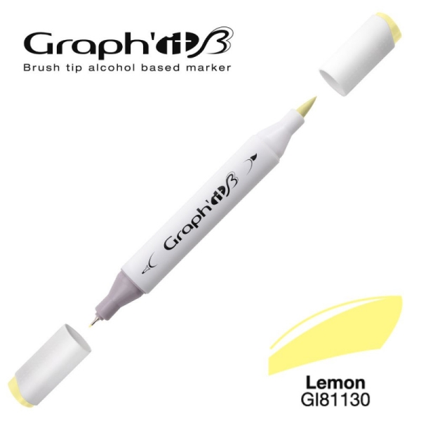 Graph'it brush marqueur à alcool 1130 - Lemon - Photo n°1
