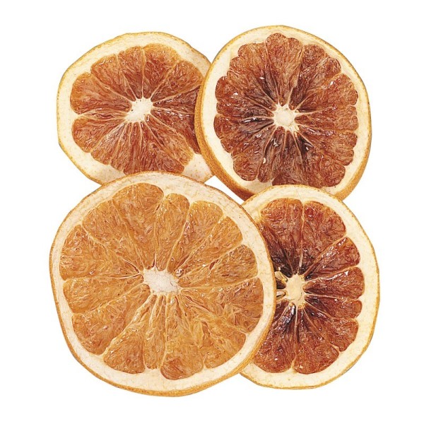 Lot de 6-8 Tranches d'Orange, Rondelles de 4-6 cm, non comestibles, sachet de 25g - Photo n°1