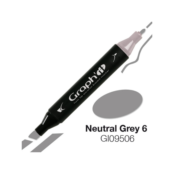 Graph'it marqueur à alcool 9506 - Neutral grey 6 - Photo n°1