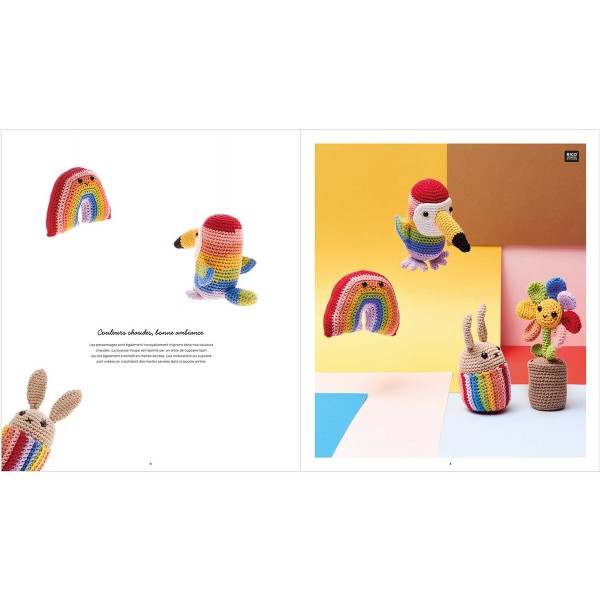 Livre crochet Ricorumi - Rainbow - 7 modèles - 16 pages - Photo n°3