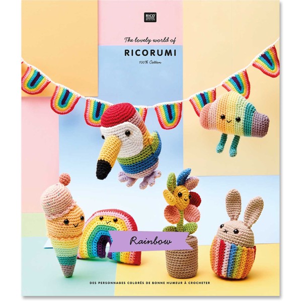 Livre crochet Ricorumi - Rainbow - 7 modèles - 16 pages - Photo n°1