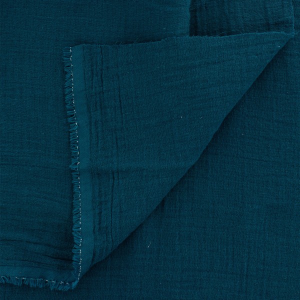 Tissu double gaze de coton - Plusieurs coloris - Par 10 cm (sur mesure) - Photo n°2