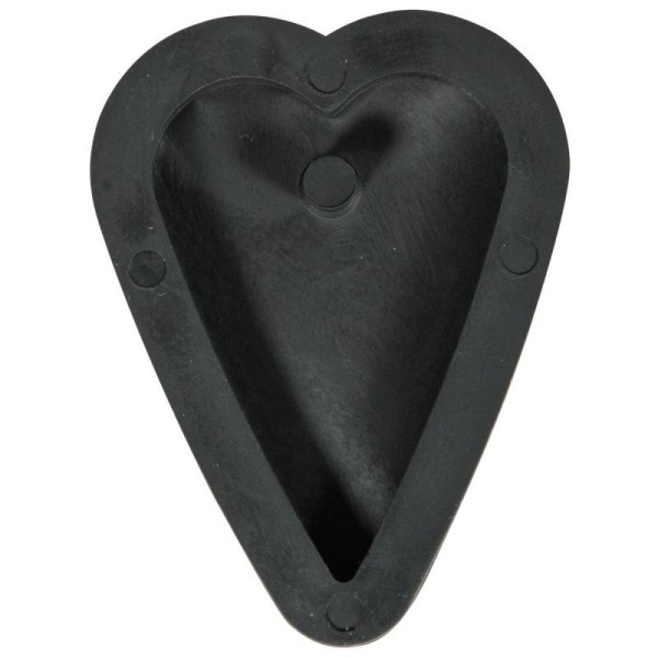 Moule à bijoux coeur pour béton ou résine, Pendentif en caoutchouc flexible, 3,9 cm, remplissage 7 m - Photo n°1
