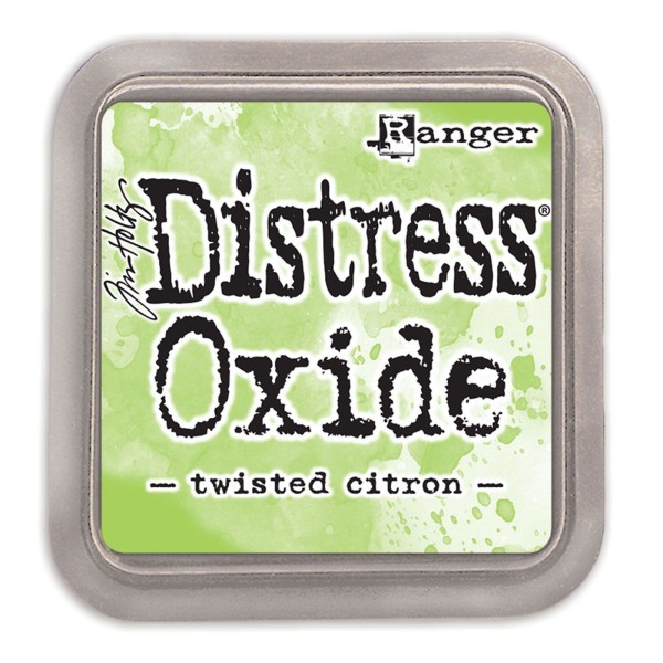 Encreur Distress Oxide  Ranger Industries - Twisted Citron - 7,5 x 7,5 - Photo n°1