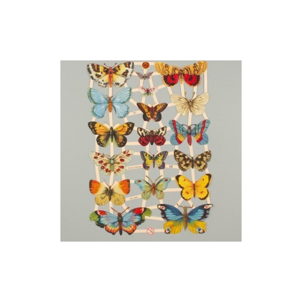 Images de poésie Papillons, lot de 3 - Photo n°1