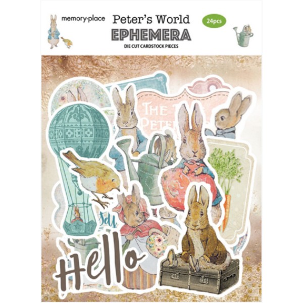 Die cuts Memory Place - Peter's World - 24 pcs - Photo n°1