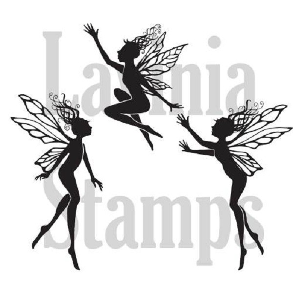 Tampon clear Lavinia Stamps - Three Dancing Fairies - 3 pcs - Photo n°1
