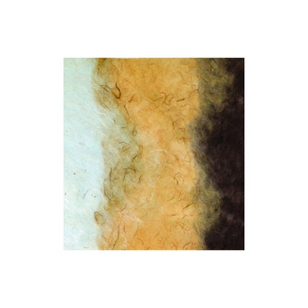 Papier murier dégradé de couleur, naturel brun, 70 cm x 150 cm, 25gr/m² - Photo n°1