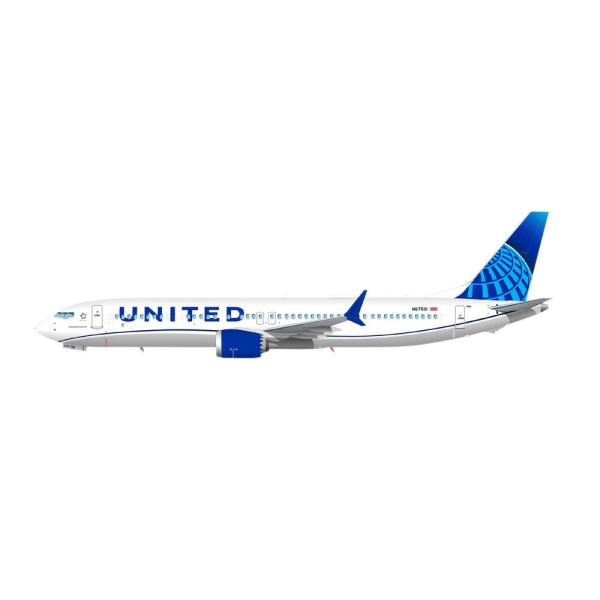 Boeing 737 Max 9 - United Airlines Boeing - modèle à emboiter 1/200 Herpa - Photo n°1