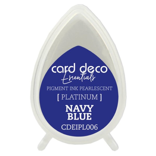 Encre pigmentée à séchage rapide nacrée Bleu marine - Photo n°1
