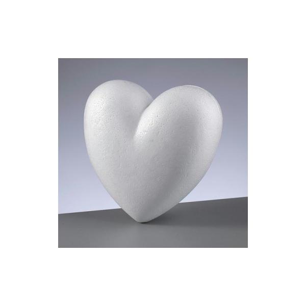 Coeur 3D polystyrène séparable 15 cm, densité supérieure - Photo n°1