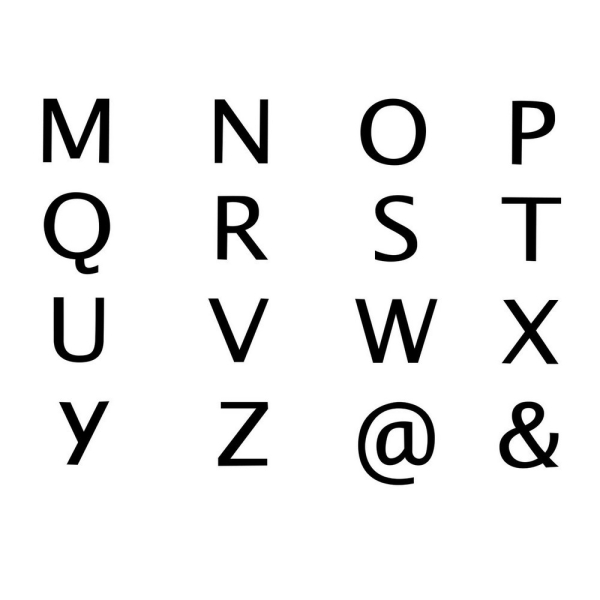 Lot de 16 Pointes alphabet M à Z, pour pyrograveur à main Efco ou Pebaro, tampons pour pyrogravure - Photo n°4