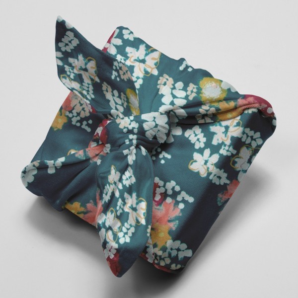Tissu coton Frou Frou - Glycine Bora Bora - Vendu par 10 cm - Photo n°4