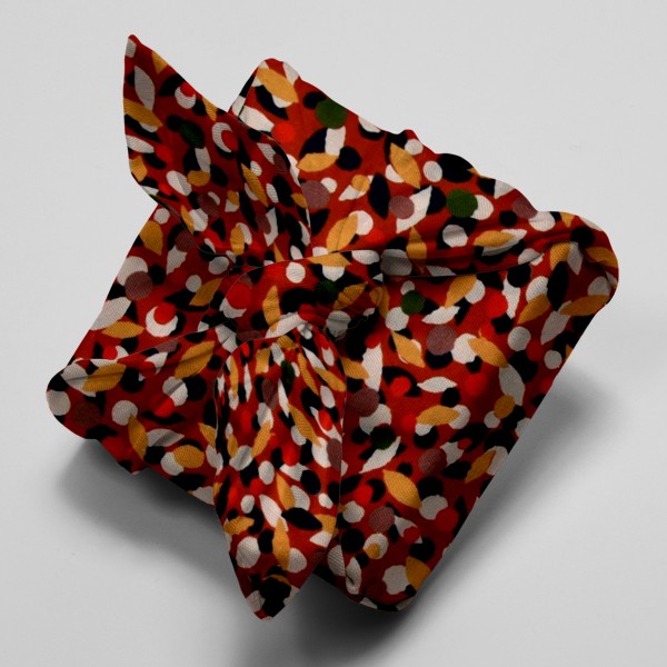 Tissu coton Frou Frou - Prunelle Ambre - Vendu par 10 cm - Photo n°4