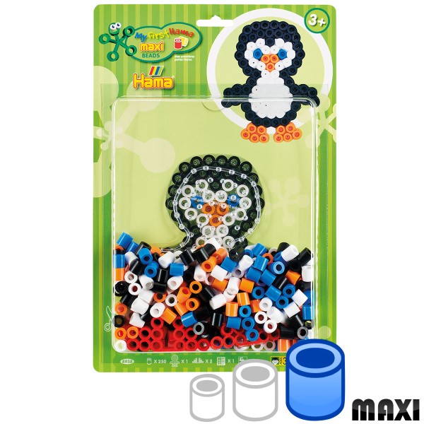 Mini Kit Perles Hama Maxi- Pingouin - 250 perles environ - Photo n°1