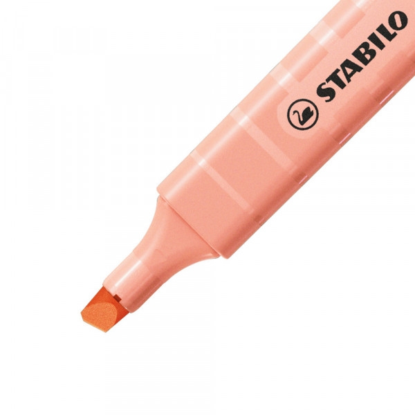 Surligneur orange pastel - STABILO Swing cool - teint de pêche - Surligneur  - Creavea