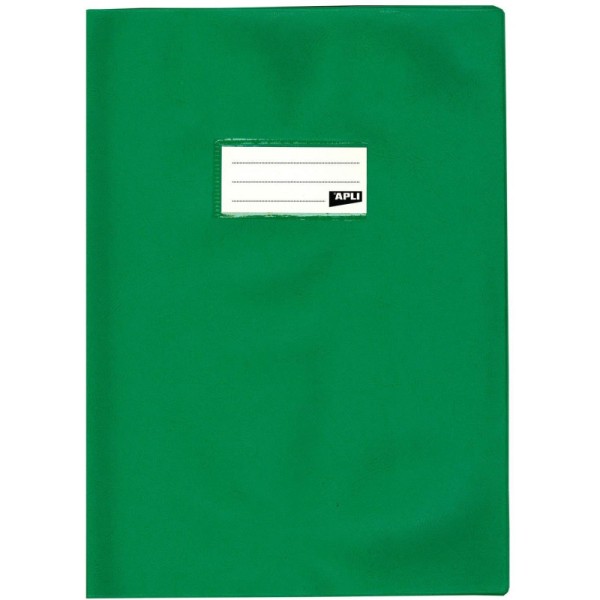 Protège-cahier 21 x 29,7 cm A4 plastique vert Apli - Photo n°1