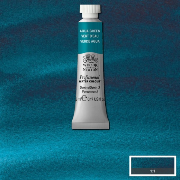 Aquarelle professionnelle extra-fine - 5ml - Vert d'eau - Winsor et Newton - Photo n°1