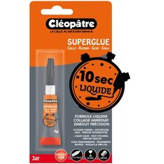 Colle Super Glue Liquide Cléopâtre - 3 g