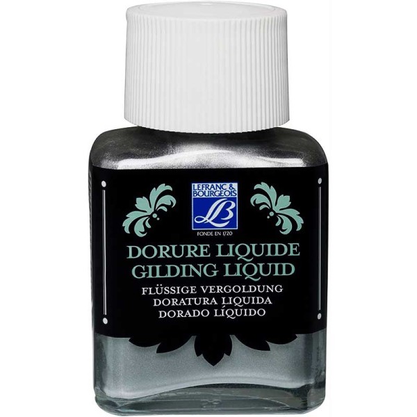 Flacon Dorure Liquide 75ml Argent - Lefranc&Bourgeois - Photo n°1