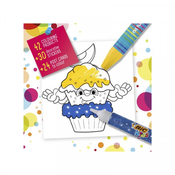 Kit anniversaire spécial coloriage - Bic Kids - Photo n°4